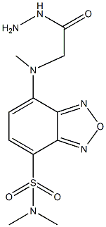 4-(N,N-DIMETHALAMINOSULFONYL)-7-(N-HYDRAZINOCARBONYLMETHYL-N-METHYL)AMINO-2,1,3-BENZOXADIAZOLE