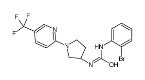 1-(2-bromophenyl)-3-[(3R)-1-[5-(trifluoromethyl)pyridin-2-yl]pyrrolidin-3-yl]urea