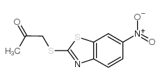 1-[(6-nitro-1,3-benzothiazol-2-yl)sulfanyl]propan-2-one