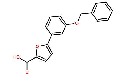 5-(3-(苄氧基)苯基)呋喃-2-羧酸