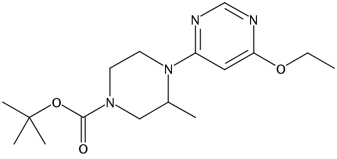 tert-Butyl 4-(6-ethoxypyrimidin-4-yl)-3-methylpiperazine-1-carboxylate