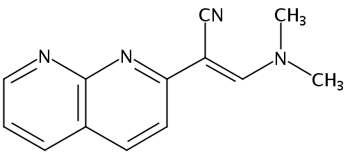 (Z)-3-(Dimethylamino)-2-(1,8-naphthyridin-2-yl)acrylonitrile