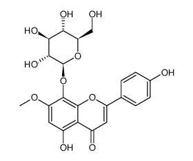 5,8,4'-三羟基-7-甲氧基黄酮 8-O-葡萄糖甙