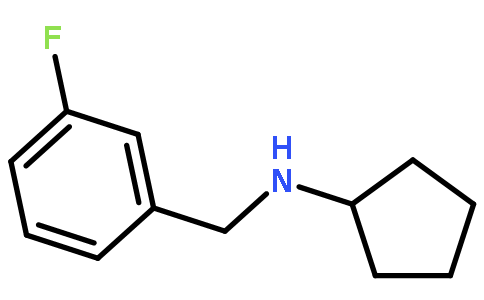 N-[(3-fluorophenyl)methyl]cyclopentanamine