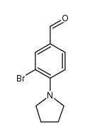 Benzaldehyde, 3-​bromo-​4-​(1-​pyrrolidinyl)​-