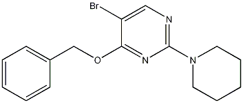 4-苄氧基-5-溴-2-( 1-哌啶)嘧啶