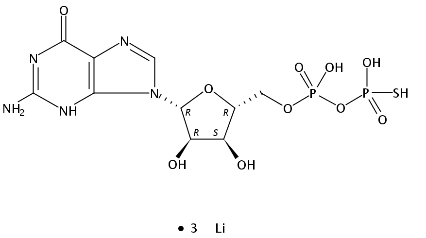 鸟苷-5-O-(2-硫代三磷酸)三锂盐