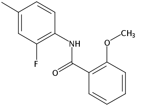 Benzamide, N-(2-fluoro-4-methylphenyl)-2-methoxy-