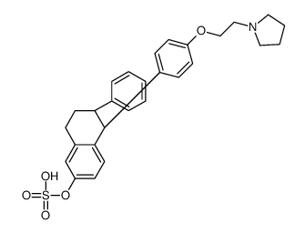 [(5R,6S)-6-phenyl-5-[4-(2-pyrrolidin-1-ylethoxy)phenyl]-5,6,7,8-tetrahydronaphthalen-2-yl] hydrogen sulfate