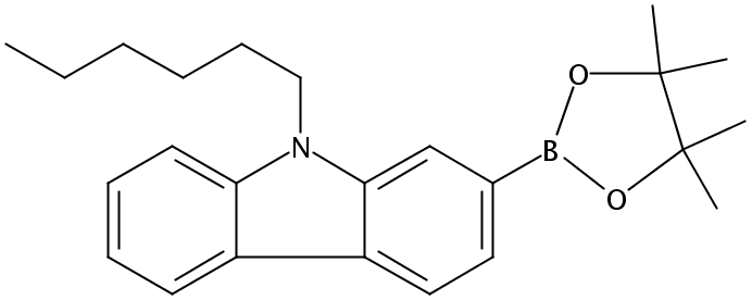 9-己基-2-(4,4,5,5-四甲基-1,3,2-二氧杂环戊硼烷-2-基)-9H-咔唑