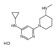 N-Cyclopropyl-6-(3-(methylamino)piperidin-1-yl)pyrimidin-4-amine hydrochloride