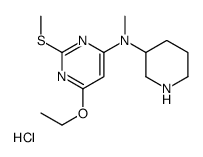 6-Ethoxy-N-methyl-2-(methylthio)-N-(piperidin-3-yl)pyrimidin-4-amine hydrochloride