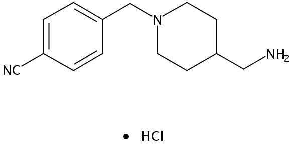 4-((4-(Aminomethyl)piperidin-1-yl)methyl)benzonitrile hydrochloride