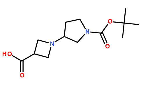 3-(3-羧基-氮雜啶-1-基)-吡咯烷-1-羧酸叔丁酯