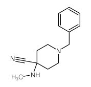 1-苄基-4-甲基氨基-哌啶-4-甲腈