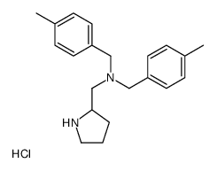 N,N-Bis(4-methylbenzyl)-1-(pyrrolidin-2-yl)methanamine hydrochloride