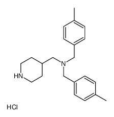 N,N-Bis(4-methylbenzyl)-1-(piperidin-4-yl)methanamine hydrochloride