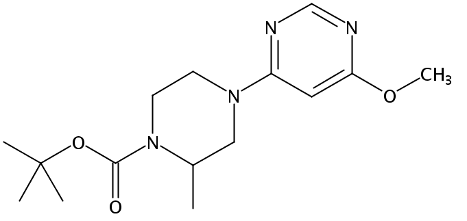 tert-Butyl 4-(6-methoxypyrimidin-4-yl)-2-methylpiperazine-1-carboxylate