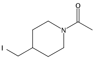 1-(4-(Iodomethyl)piperidin-1-yl)ethanone