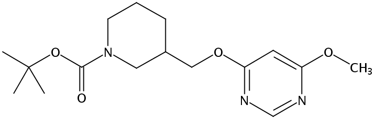 tert-Butyl 3-(((6-methoxypyrimidin-4-yl)oxy)methyl)piperidine-1-carboxylate