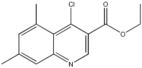 4-氯-5,7-二甲基喹啉-3-甲酸乙酯