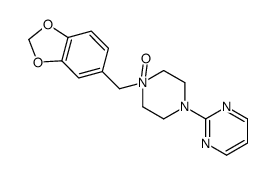 2-[4-(1,3-benzodioxol-5-ylmethyl)-4-oxidopiperazin-4-ium-1-yl]pyrimidine