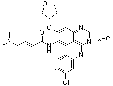N-[4-[(3-氯-4-氟苯基)氨基]-7-[[(3S)-四氢-3-呋喃基]氧基]-6-喹唑啉基]-4-(二甲基氨基)-2-丁烯酰胺盐酸盐