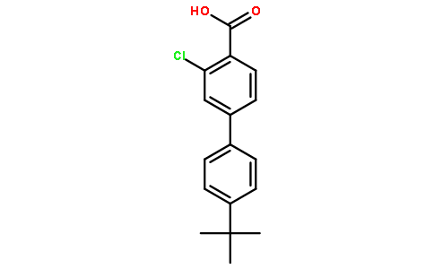 4-(叔丁基)-3-氯-[1,1-聯(lián)苯]-4-羧酸