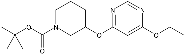 tert-Butyl 3-((6-ethoxypyrimidin-4-yl)oxy)piperidine-1-carboxylate