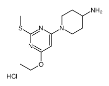1-(6-Ethoxy-2-(methylthio)pyrimidin-4-yl)piperidin-4-amine hydrochloride