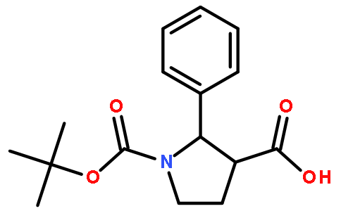 2-苯基吡咯烷-1,3-二羧酸-1-叔丁酯