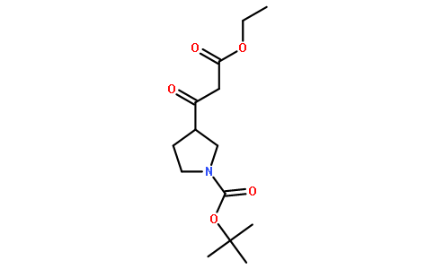 3-(1-boc-3-吡咯烷)-3-氧代丙酸乙酯