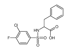 N-[(3-Chloro-4-fluorophenyl)sulfonyl]phenylalanine