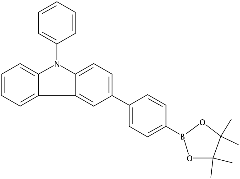 9-苯基-3-[4-(硼酸频哪醇酯-2基)苯基]咔唑