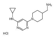 6-(4-(Aminomethyl)piperidin-1-yl)-N-cyclopropylpyrimidin-4-amine hydrochloride