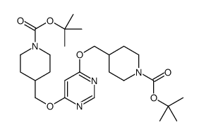 Di-tert-butyl 4,4'-((pyrimidine-4,6-diylbis(oxy))bis(methylene))bis(piperidine-1-carboxylate)