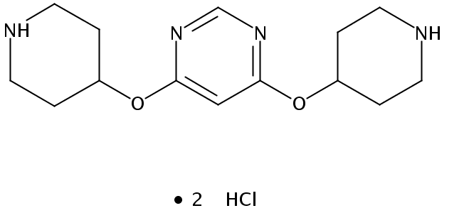 4,6-Bis(piperidin-4-yloxy)pyrimidine dihydrochloride