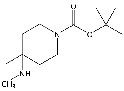 tert-Butyl 4-methyl-4-(methylamino)piperidine-1-carboxylate