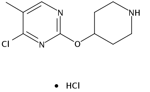 4-Chloro-5-methyl-2-(piperidin-4-yloxy)pyrimidine hydrochloride