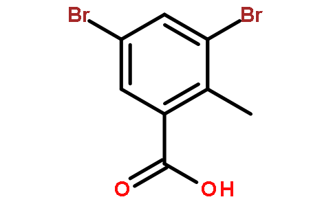 2-甲基-3,5-二溴苯甲酸