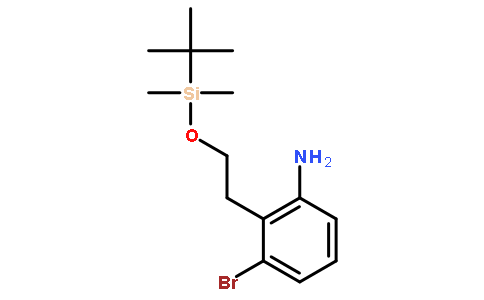 3-溴-2-[2-[[(1,1-二甲基乙基)二甲基甲硅烷基]氧基]乙基]苯胺