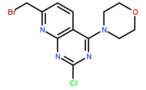 4-(7-(溴甲基)-2-氯吡啶并-[2,3-d]嘧啶-4-基)吗啉