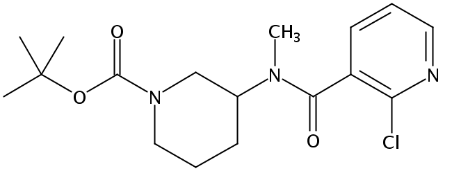 tert-Butyl 3-(2-chloro-N-methylnicotinamido)piperidine-1-carboxylate