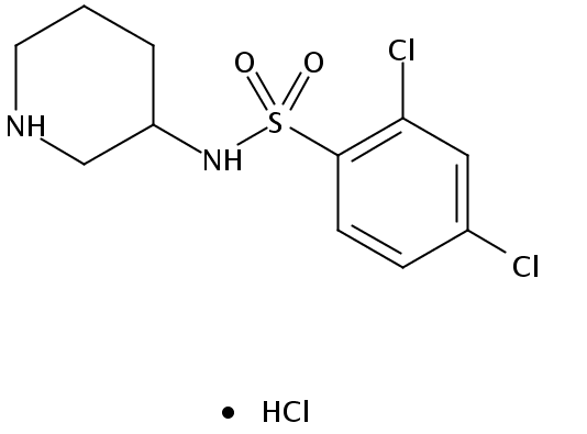 2,4-Dichloro-N-(piperidin-3-yl)benzenesulfonamide hydrochloride