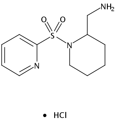 (1-(Pyridin-2-ylsulfonyl)piperidin-2-yl)methanamine hydrochloride