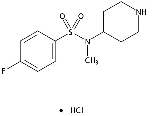 4-Fluoro-N-methyl-N-(piperidin-4-yl)benzenesulfonamide hydrochloride