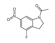 1-(4-fluoro-6-nitro-2,3-dihydroindol-1-yl)ethanone