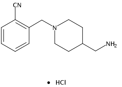 2-((4-(Aminomethyl)piperidin-1-yl)methyl)benzonitrile hydrochloride