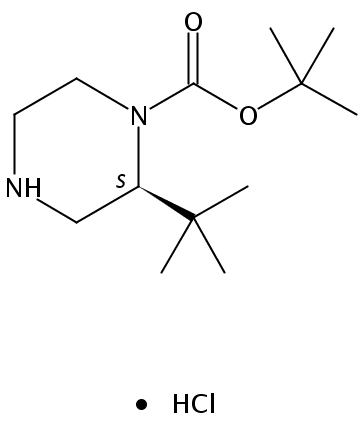 (S)-tert-Butyl 2-(tert-butyl)piperazine-1-carboxylate hydrochloride