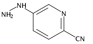 5-hydrazinylpyridine-2-carbonitrile